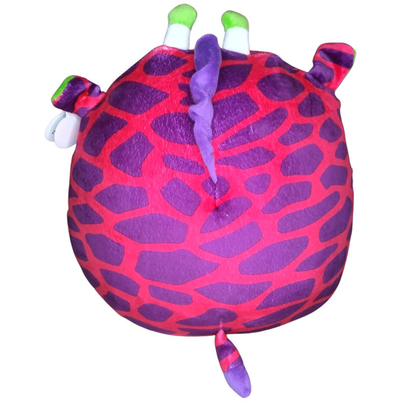 TY Pink Gilbert Giraffe Polyester Fiber Squish-a-Boo - Medium - NWT - Picture 2 of 4